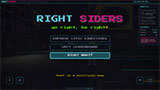 The main menu of Right Siders